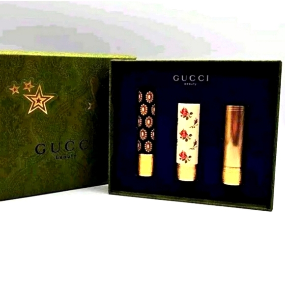 GUCCI-Lipstick Trio Set: Goldie Red 25 π - Picture 4 of 15